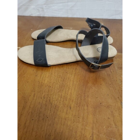 So Authentic American Heritage Ocean Black Geomentric Sandals Size 9.5 New - Picture 3 of 6
